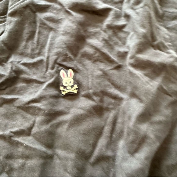 Psycho Bunny Pima Cotton Dark Blue Short Sleeve Tee - Picture 2 of 4